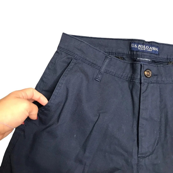 US Polo Assn, Mason Navy 9" Short - Picture 2 of 6